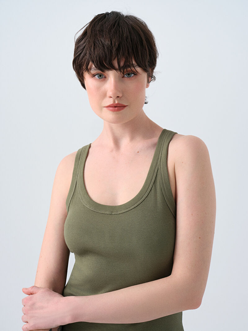 Slim Fit Kadın Atlet