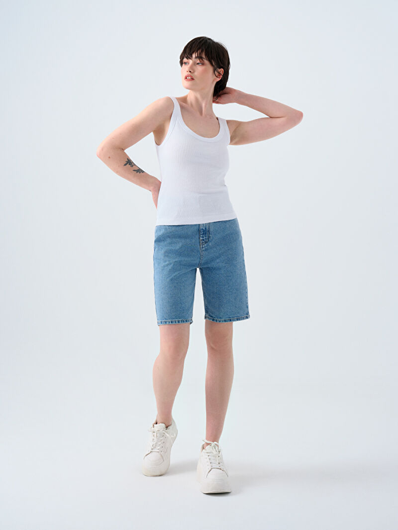 Slim Fit Kadın Atlet