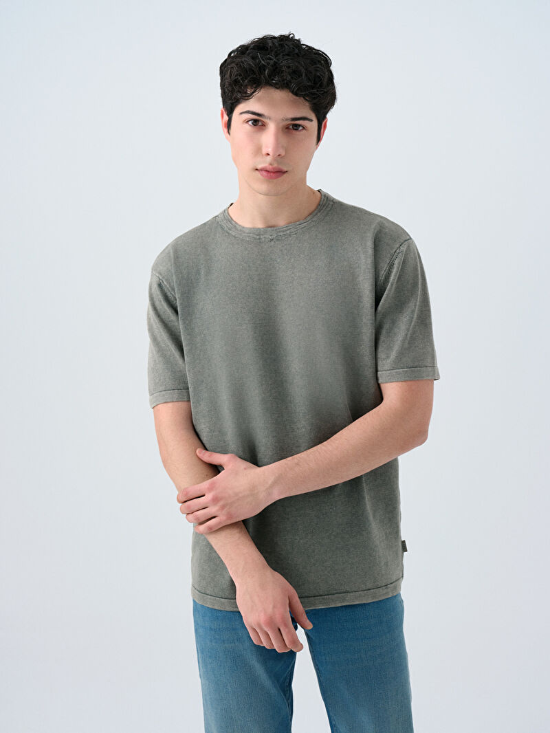 Regular Fit Erkek Tshirt K.kol