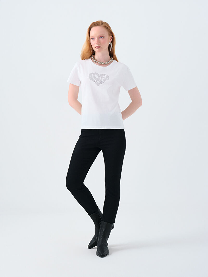 Slim Fit Kadın Tshirt K.kol