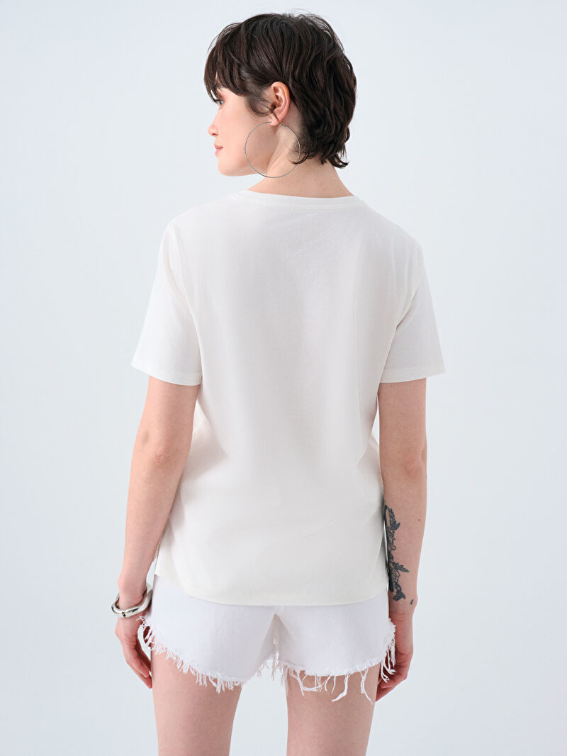 Long Crop Kadın Tshirt K.kol