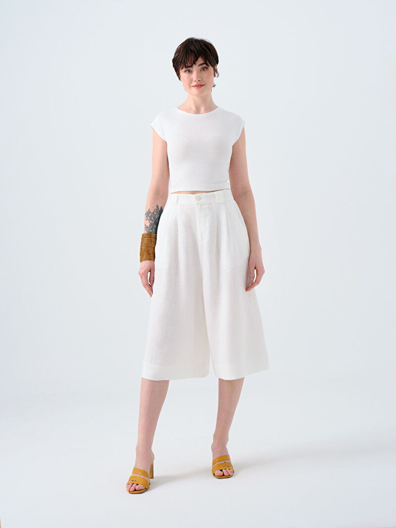 Culotte Fit Kadın Pantolon