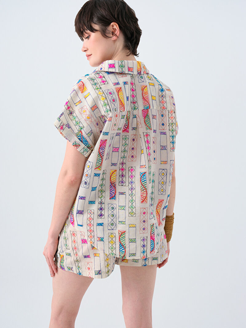 Oversize Kadın Bluz K.kol