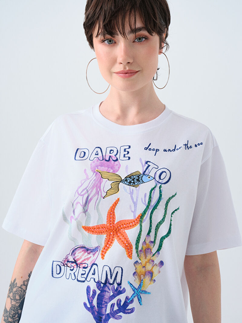 Oversize Kadın Tshirt K.kol