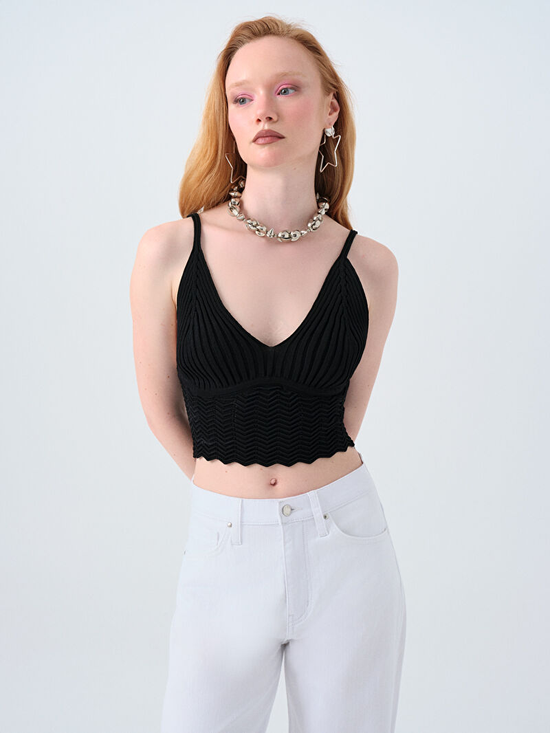 Slim Fit Kadın Bluz K.kol