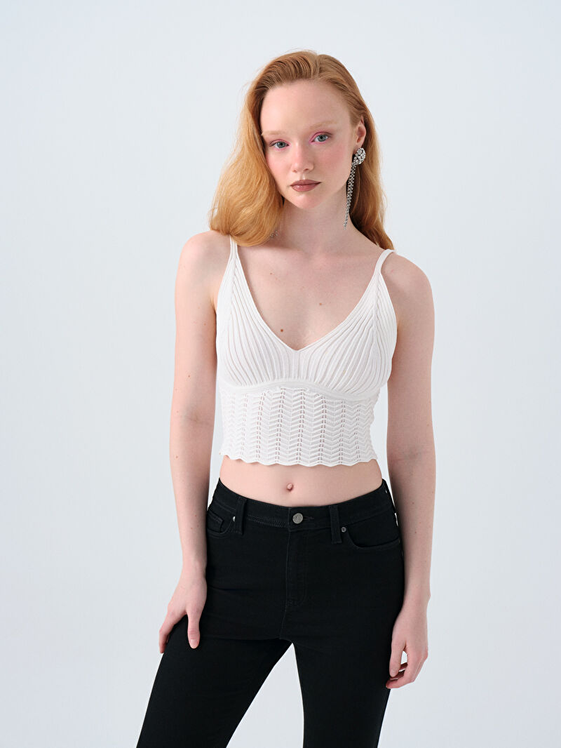 Slim Fit Kadın Bluz K.kol