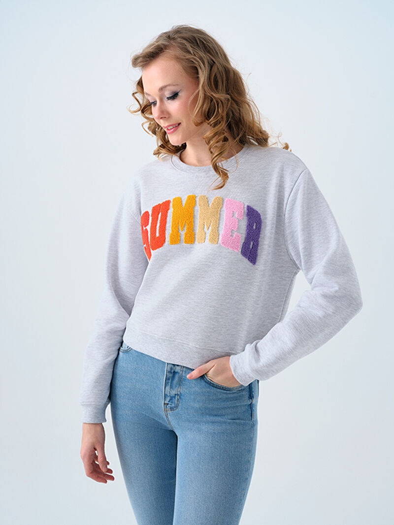 Regular Fit Kadın Sweatshirt
