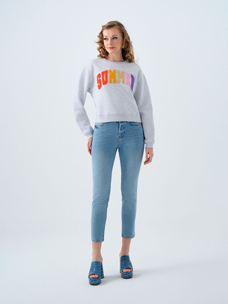 Regular Fit Kadın Sweatshirt