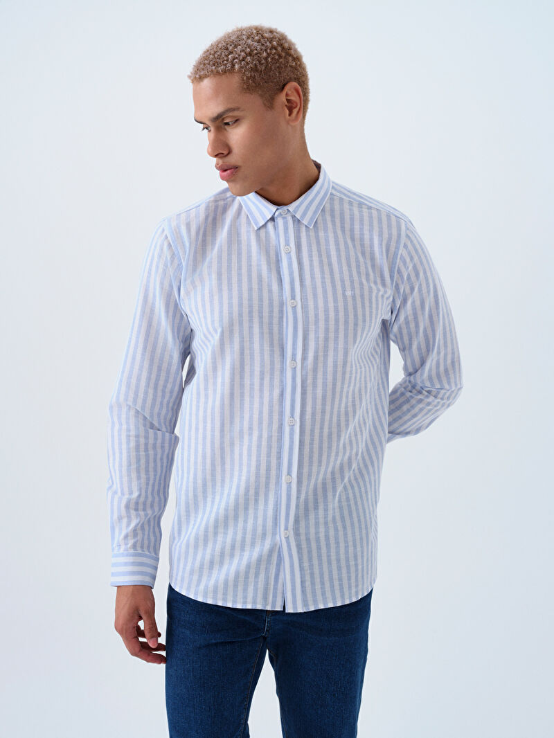 Regular Fit Erkek Gömlek U.kol