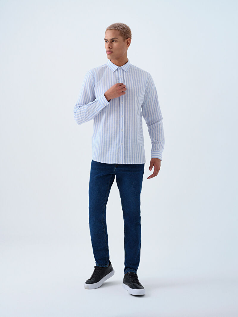 Regular Fit Erkek Gömlek U.kol