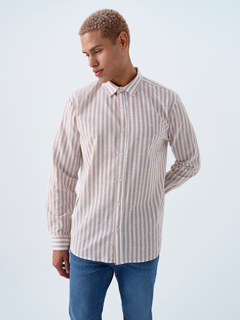 Regular Fit Erkek Gömlek U.kol