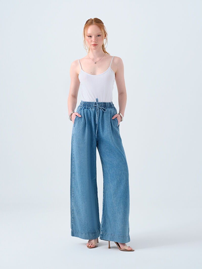 Wide Leg Regular Fit Kadın Pantolon