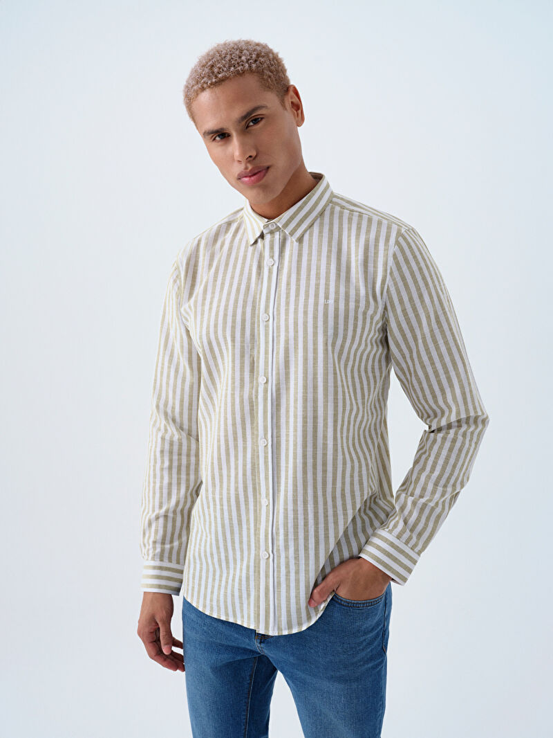 Regular Fit Erkek Gömlek U.kol