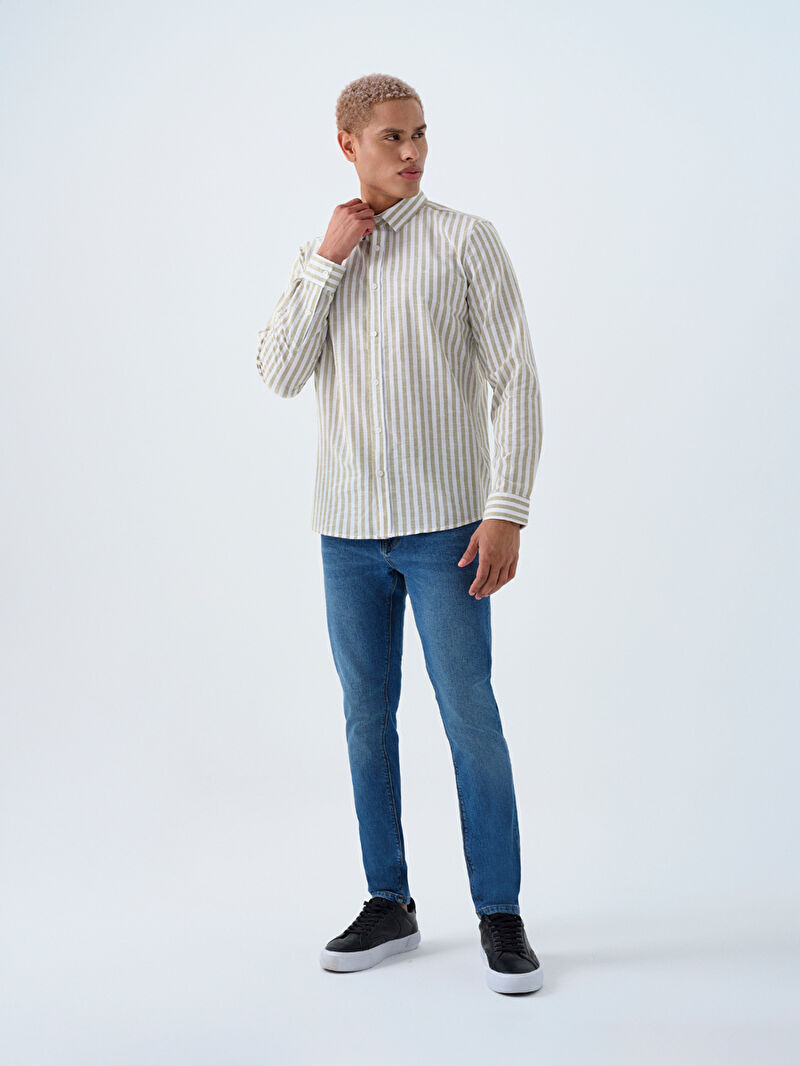 Regular Fit Erkek Gömlek U.kol