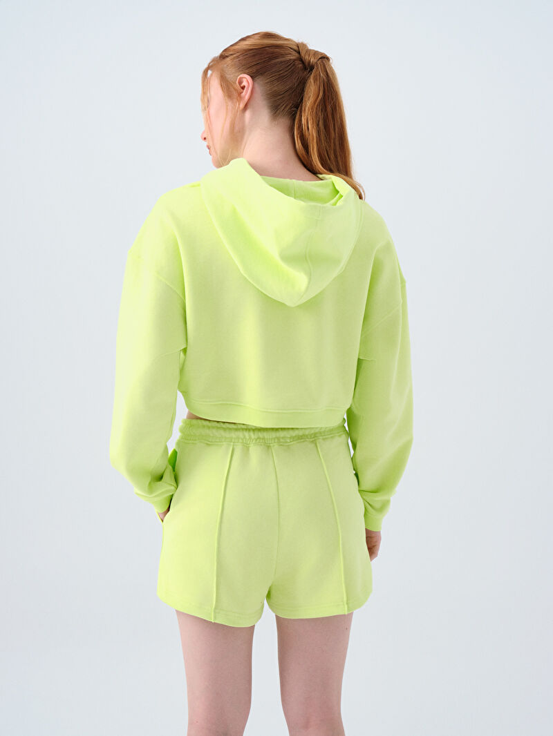 Loose Crop Kadın Sweatshirt