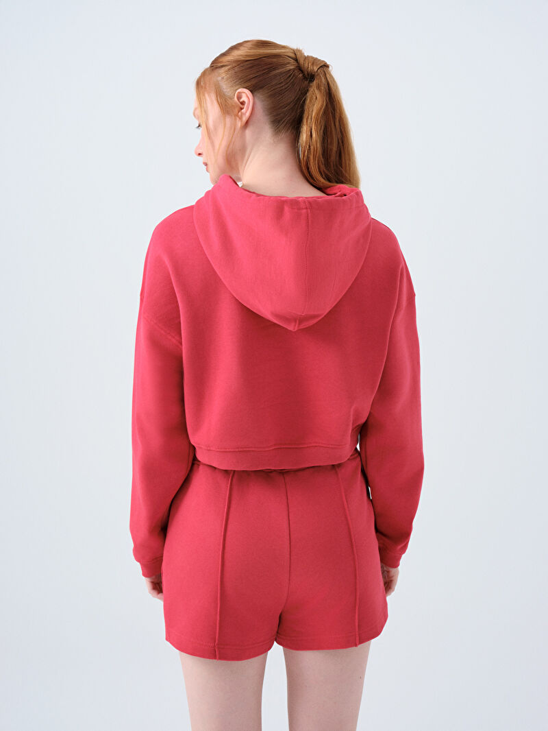 Loose Crop Kadın Sweatshirt