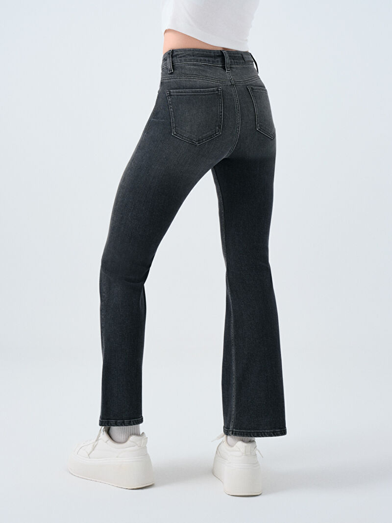 Flare Slim Fit Kadın Pantolon