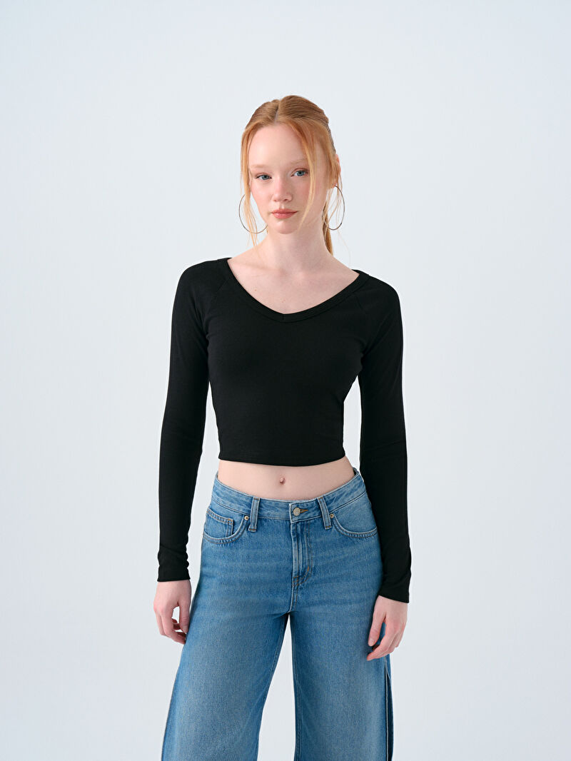 Fitted Kadın Bluz U.kol