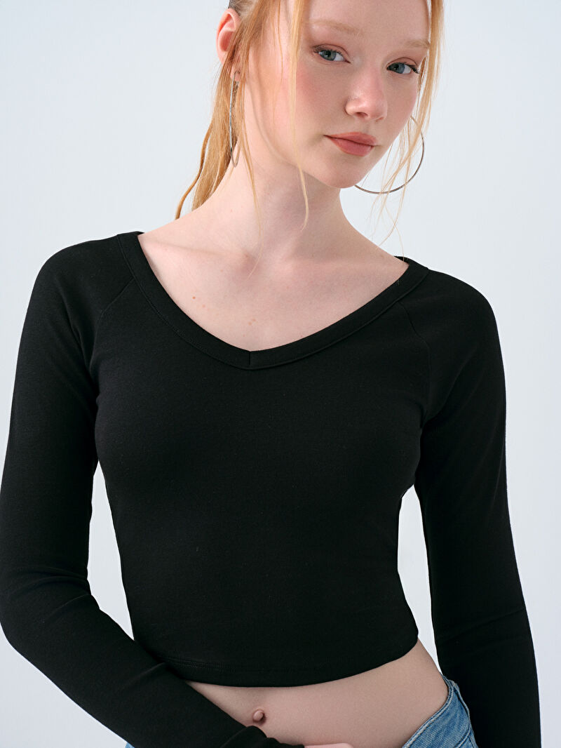 Fitted Kadın Bluz U.kol