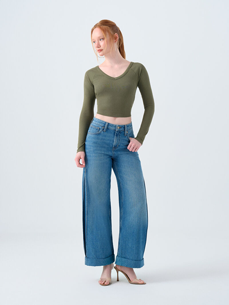 Fitted Kadın Bluz U.kol