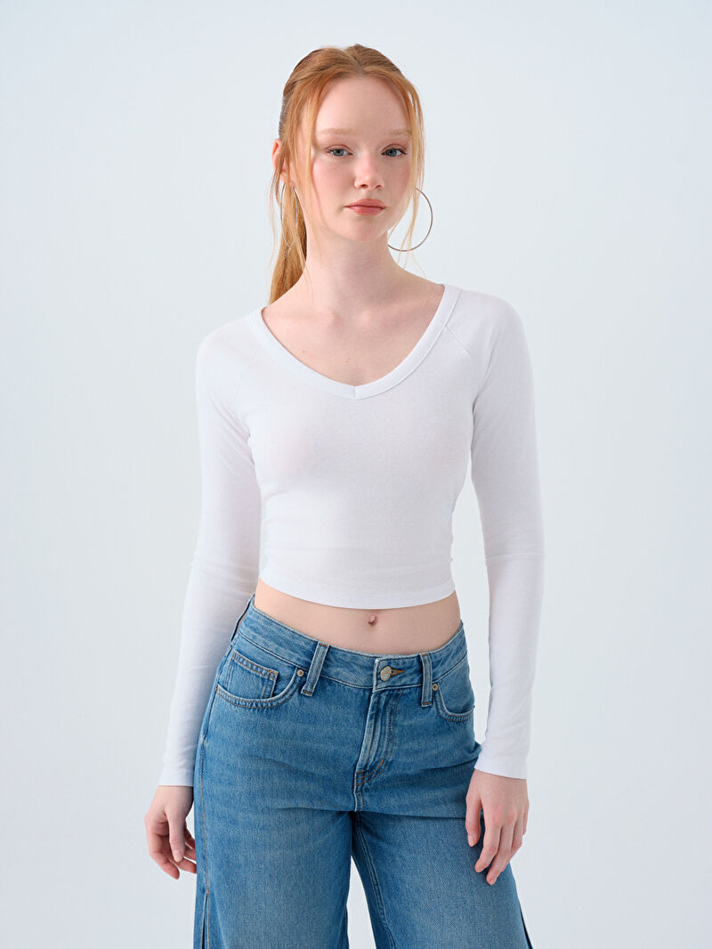 Fitted Kadın Bluz U.kol