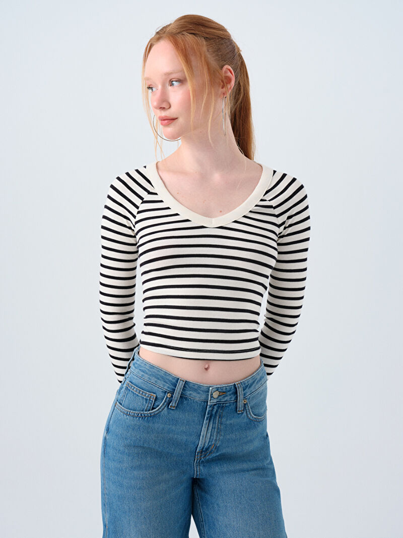 Fitted Kadın Bluz U.kol