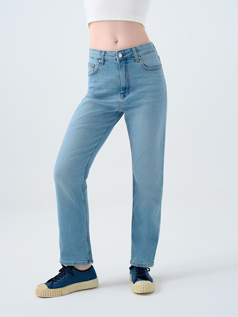 Comfort Straight Comfort Fit Kadın Pantolon