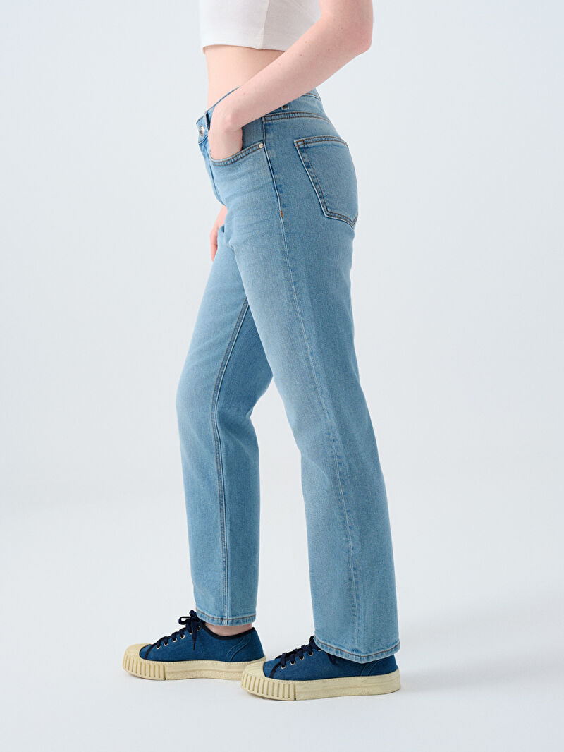 Comfort Straight Comfort Fit Kadın Pantolon