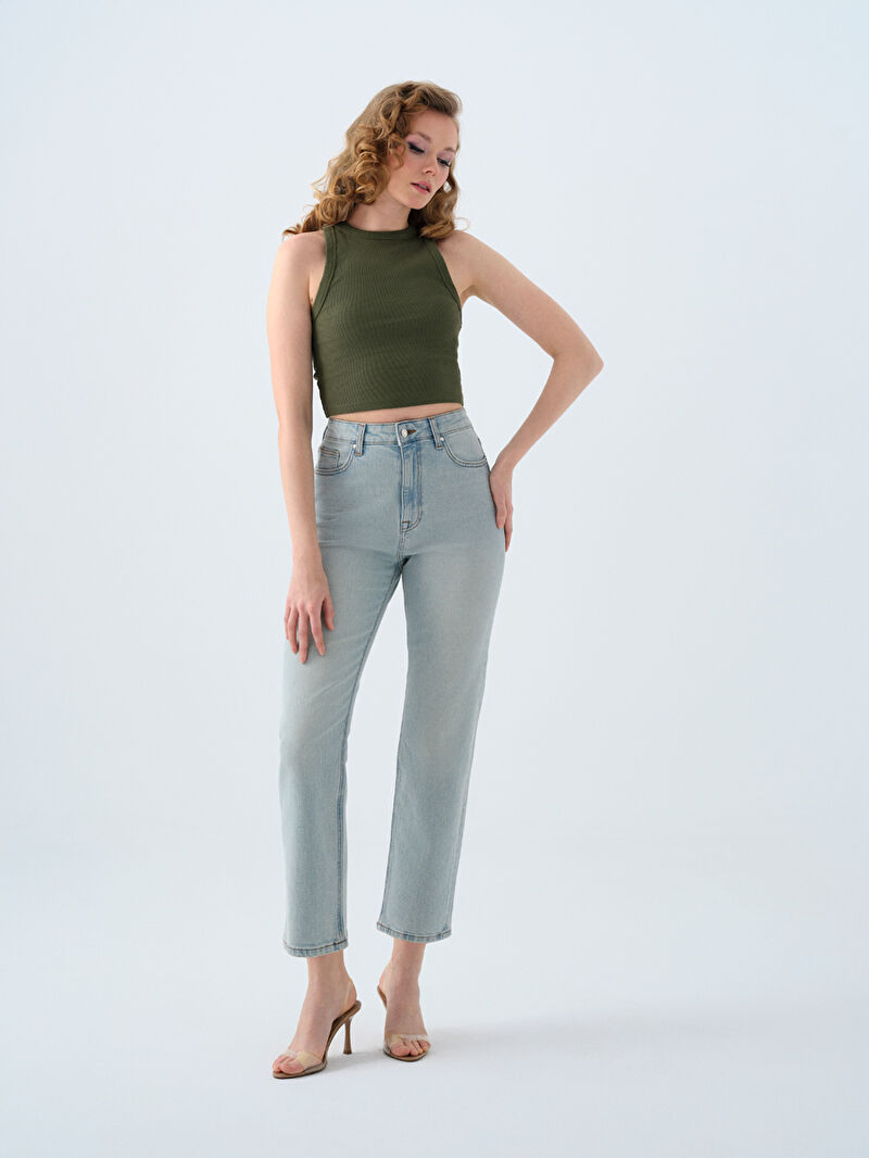 Comfort Straight Comfort Fit Kadın Pantolon