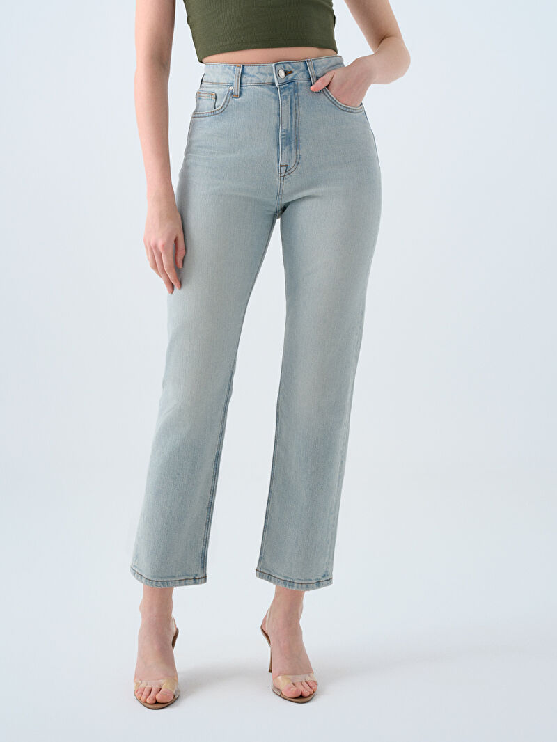 Comfort Straight Comfort Fit Kadın Pantolon