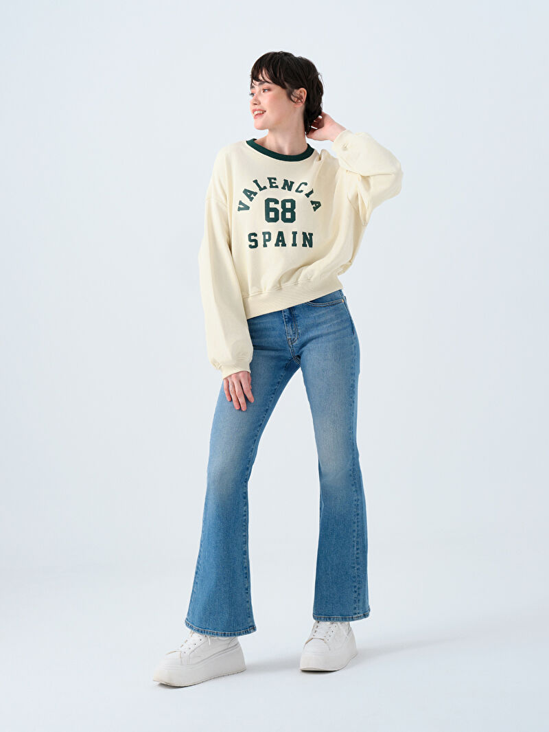 Regular Fit Kadın Sweatshirt