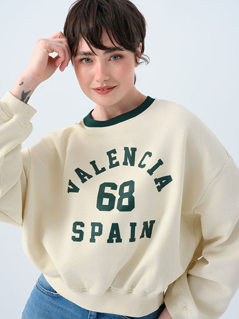 Regular Fit Kadın Sweatshirt