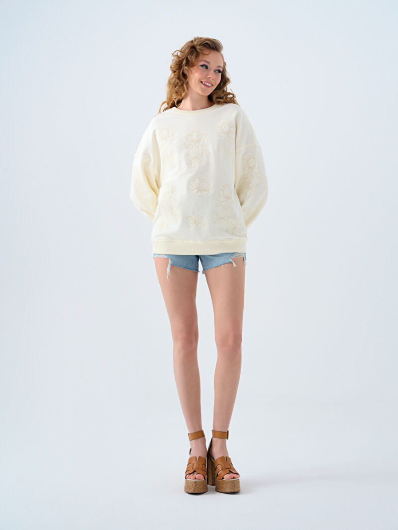 Oversize Kadın Sweatshirt