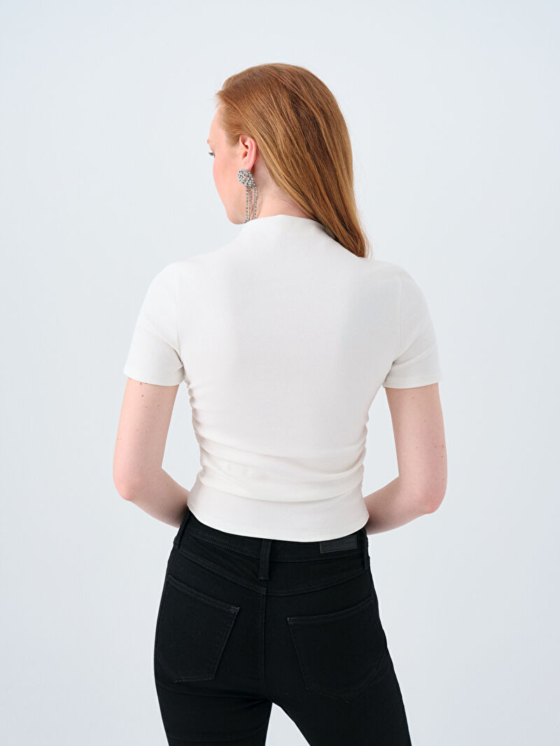 Slim Fit Kadın Tshirt K.kol