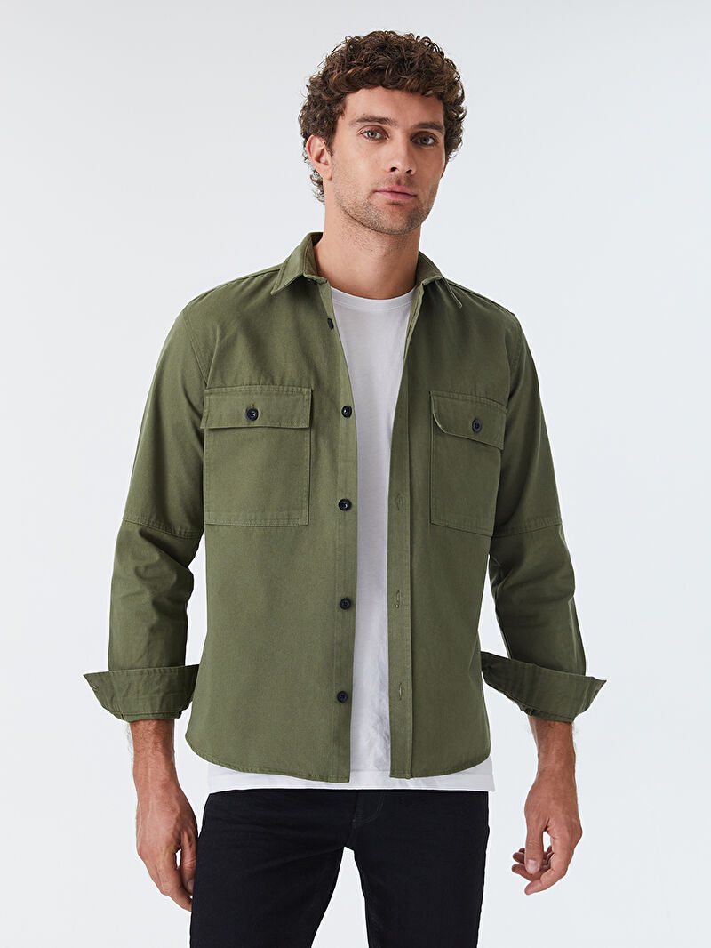 Relax Fit Erkek Gömlek U.kol