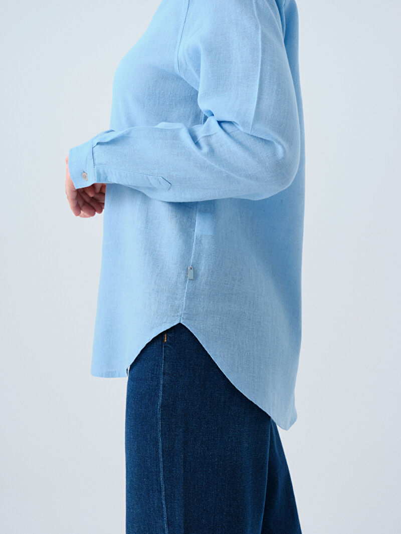 Loose Fit Kadın Gömlek U.kol