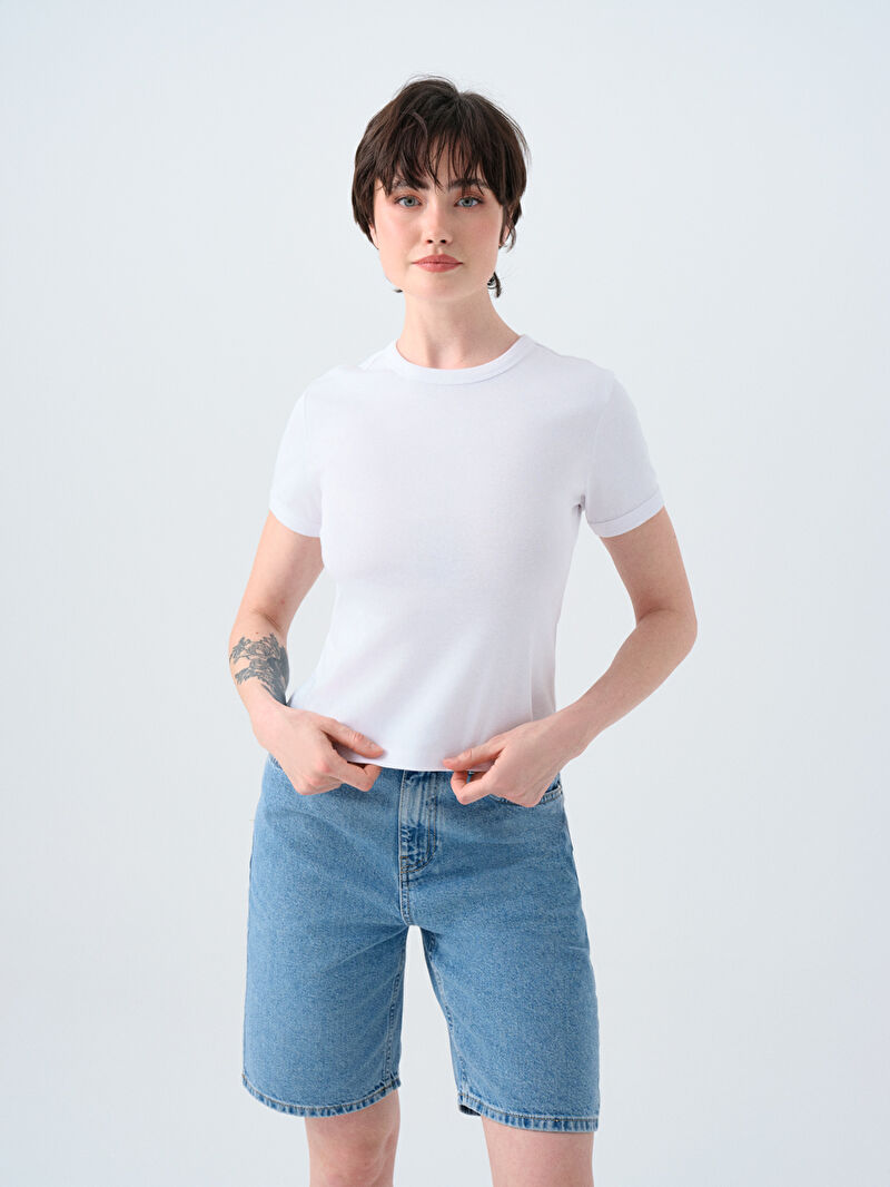 Fitted Kadın Tshirt K.kol