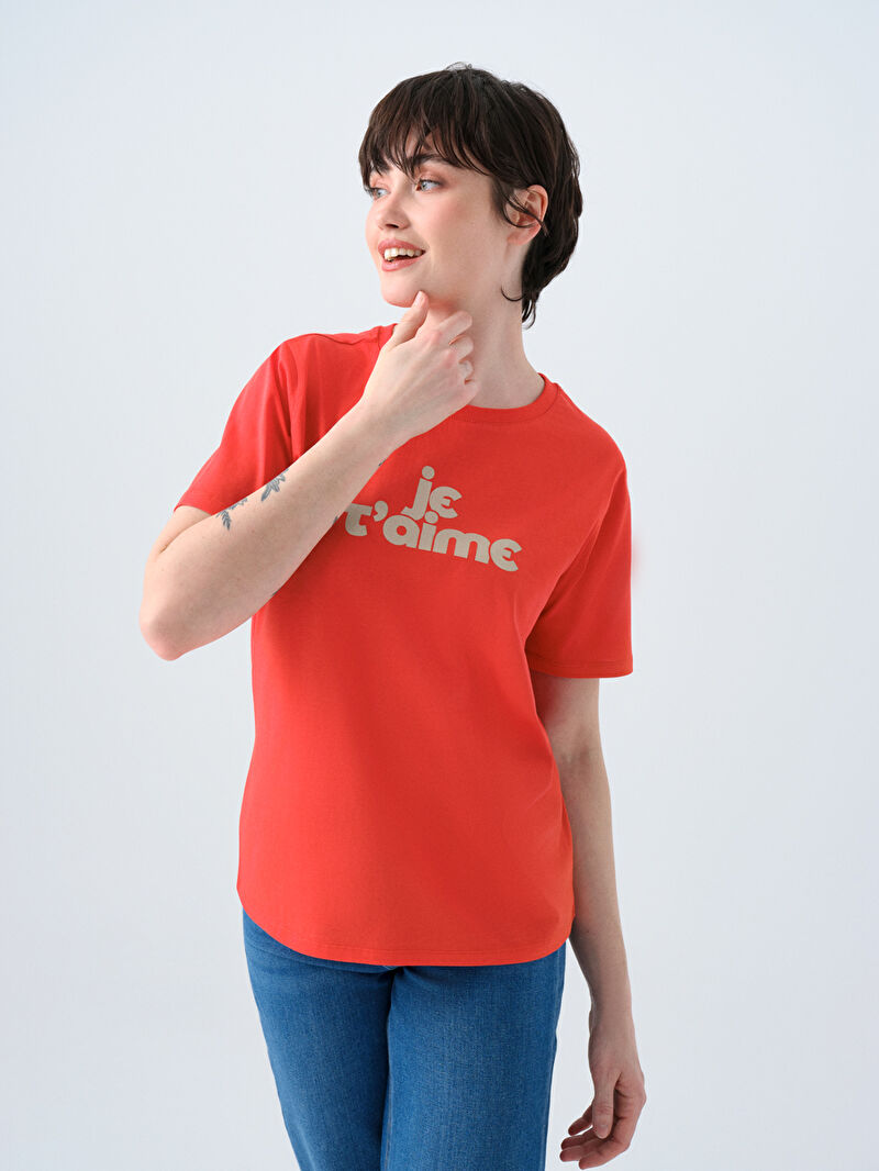 Regular Fit Kadın Tshirt K.kol