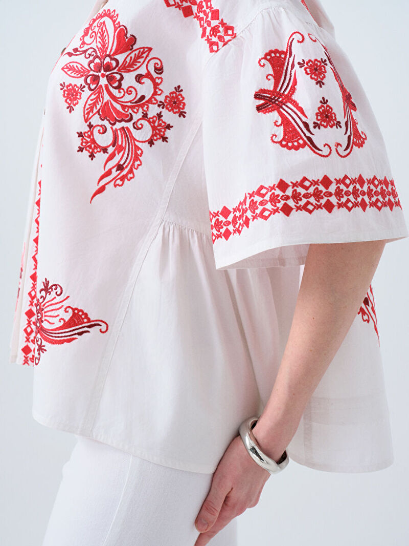 Regular Fit Kadın Gömlek K.kol