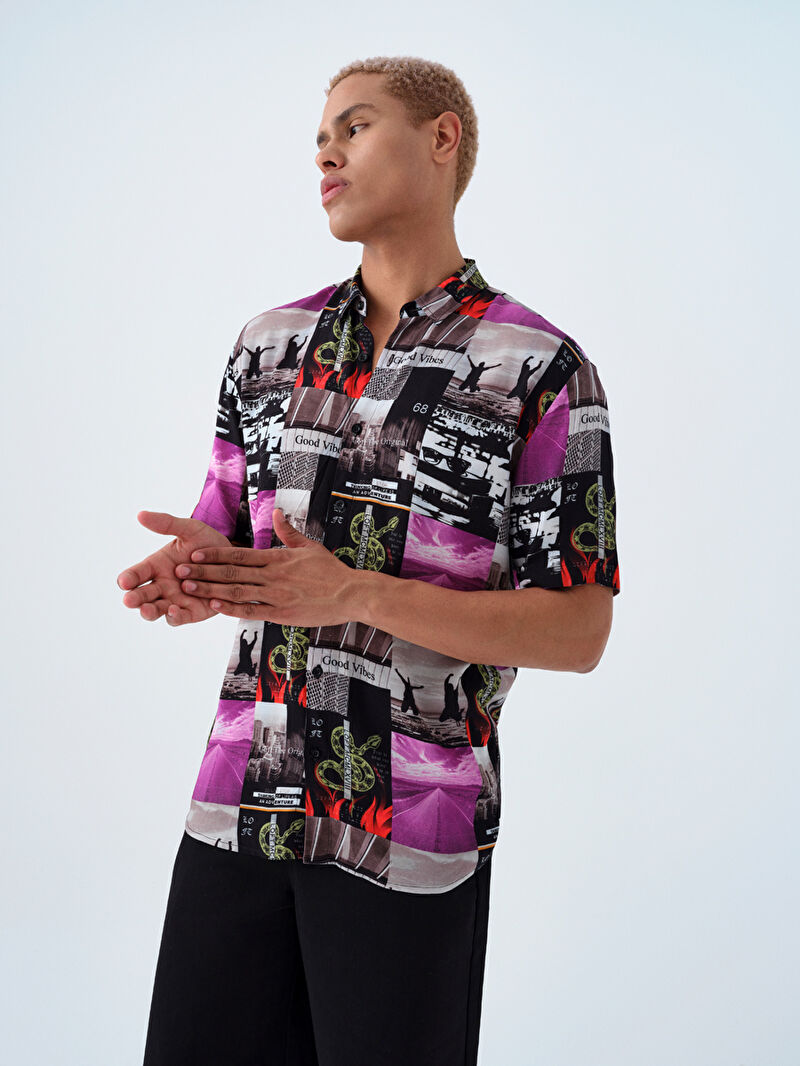 Relax Fit Erkek Gömlek K.kol