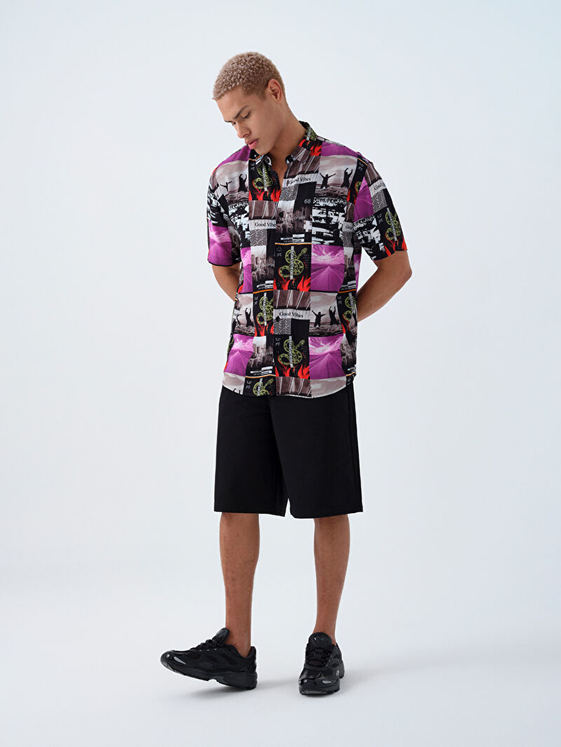 Relax Fit Erkek Gömlek K.kol