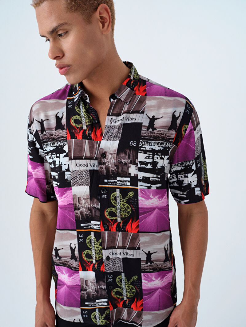 Relax Fit Erkek Gömlek K.kol