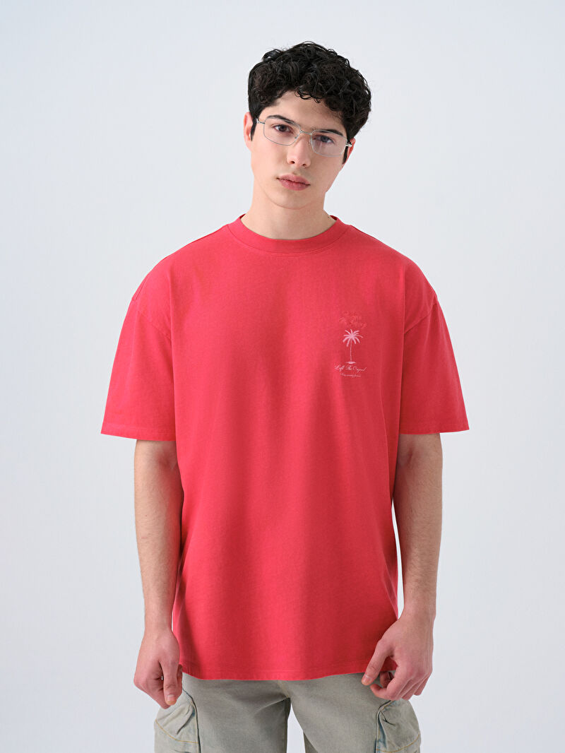Oversize Fit Erkek Tshirt K.kol