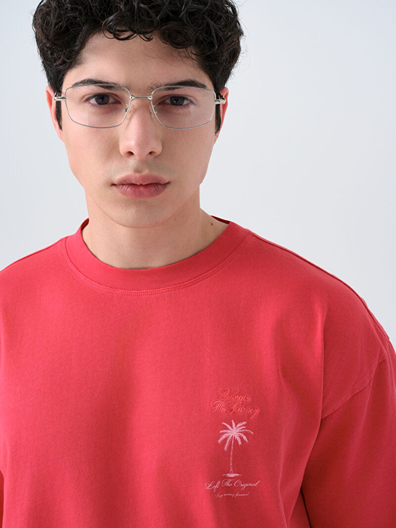 Oversize Fit Erkek Tshirt K.kol