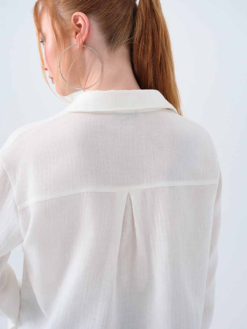 Regular Fit Kadın Gömlek U.kol