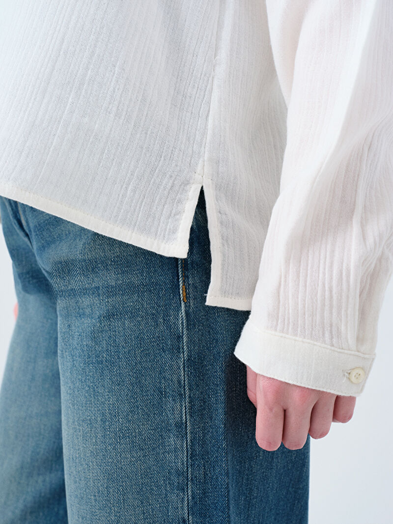 Regular Fit Kadın Gömlek U.kol