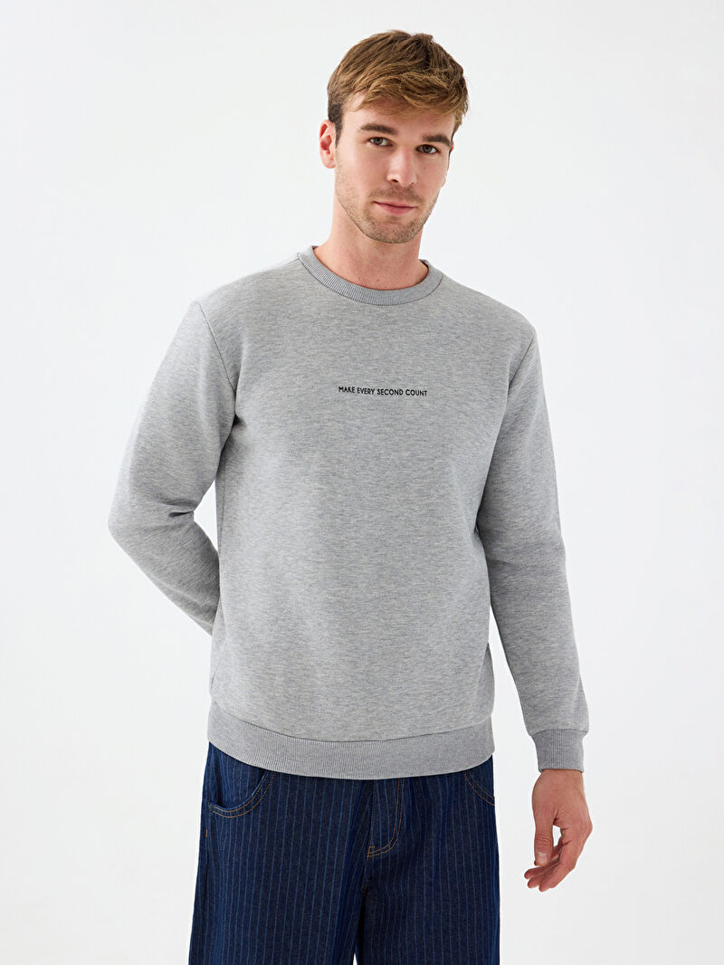 Regular Fit Erkek Sweatshirt
