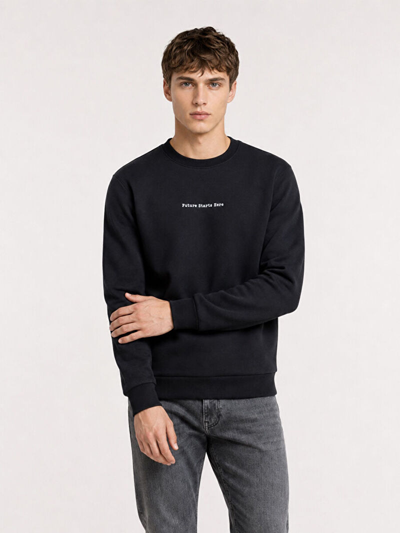 Regular Fit Erkek Sweatshirt