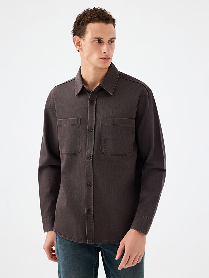 Relax Fit Erkek Gömlek U.kol