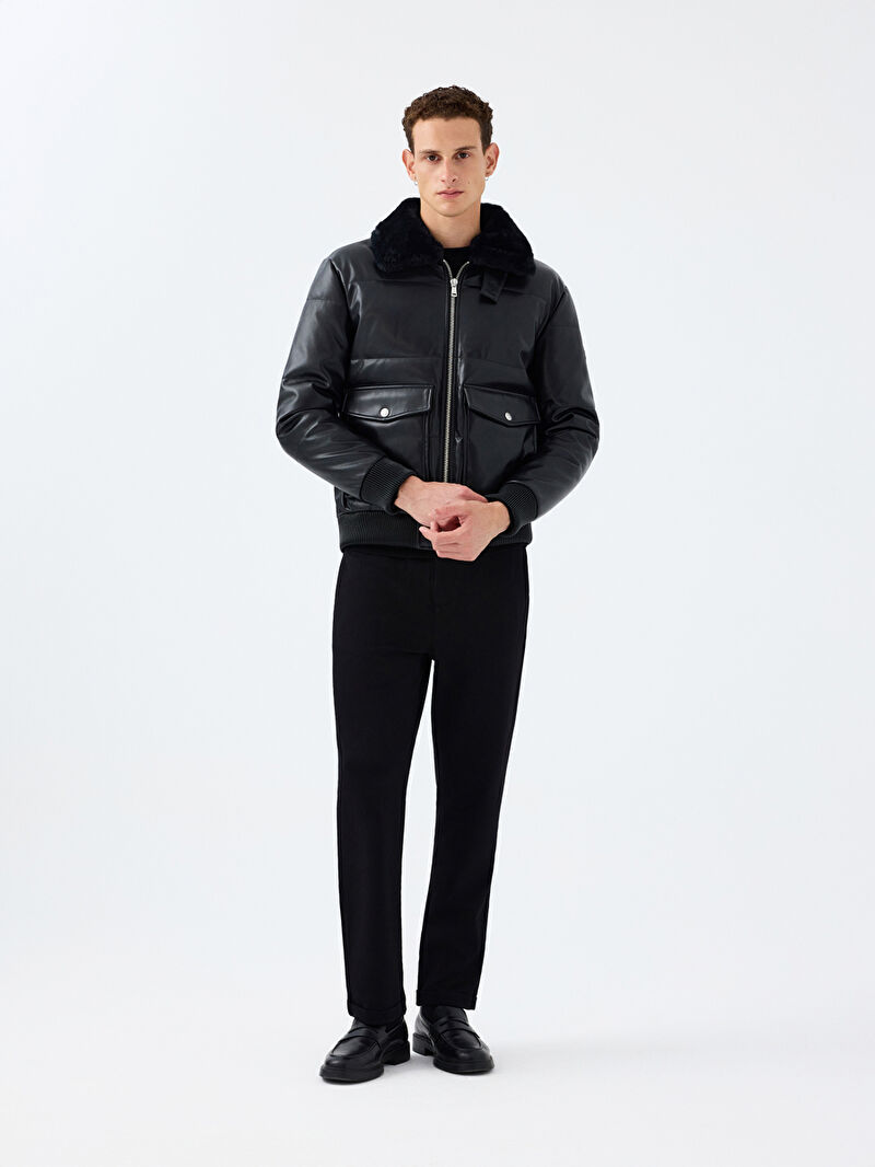 Regular Fit Erkek Mont Pu